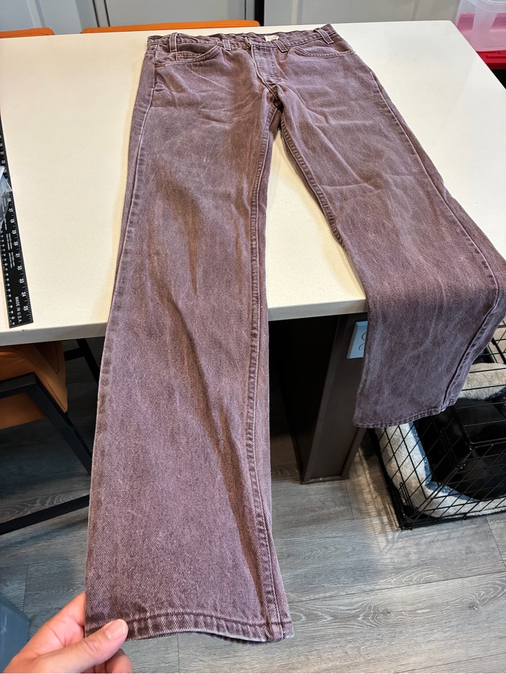 Vintage Levi's 517 Orange Tab Jeans